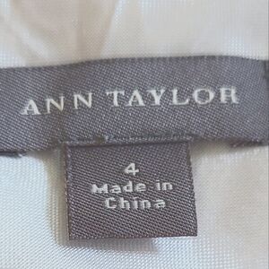 White Ann Taylor sun dress size 4